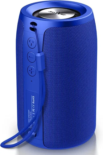 Vista 8 de ZEALOT Altavoces Bluetooth portátiles, altavoz inalámbrico, S32 Samll altavoz al aire libre, impermeable IPX5, emparejamiento Camuflaje