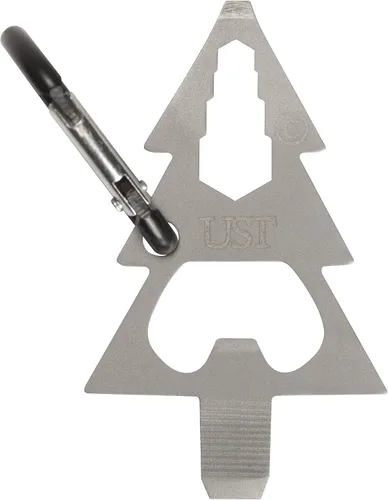 Vista 23 de UST Tool-a-Long - Mosquetones multiherramienta con construcción duradera y compacta de acero inoxidable para senderismo, kayak, campamento, viajes