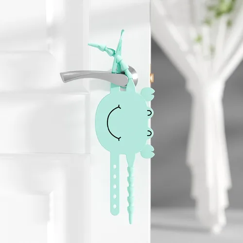 Vista 7 de Tapón de puerta para puerta, paquete de 4 silenciadores de silicona para puerta, tapón decorativo para reducir el ruido para durmientes ligeros