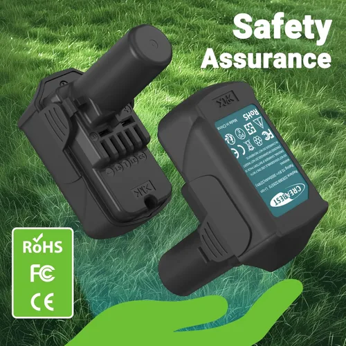 Vista 6 de CREABEST Batería de repuesto de iones de litio de 10.8V-12V 3000mAh para Hitachi BCL1015