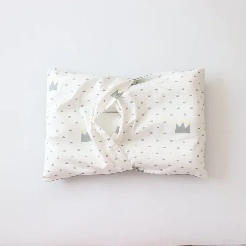 Vista 4 de Juego de ropa de cama de cuna 100% algodón para bebés, niños y niñas, 3 piezas, incluye funda de edredón, sábana bajera, funda de almohada Gris