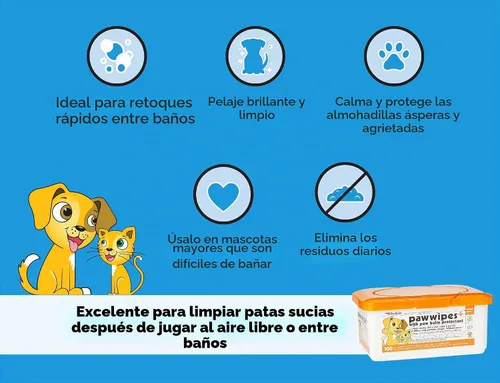 Vista 7 de Petkin Toallitas caninas 100