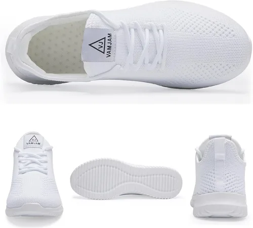 Vista 3 de BXYJDJ Zapatos deportivos para correr para hombre, para caminar, atléticos, gimnasio, fitness, deportes, ligeros, informales, para trabajo, correr