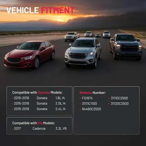 Vista 6 de BDFHYK Conjunto de módulo de bomba de combustible eléctrica compatible con Hyundai Sonata 2015-2019 1.6L 2.0L 2.4L L4, compatible con Kia Cadenza
