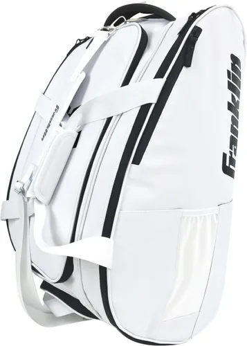 Vista 3 de Franklin Sports Pro Series Bag II - Anna Leigh Waters - Bolsa profesional de pickleball - Duffle/mochila - Almacenamiento premium - Blanco