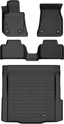 Vista 38 de HAFIDI® - Tapetes para auto con almacenamiento debajo del asiento, para todo clima, antideslizantes, de elastómero termoplástico, para la primera
