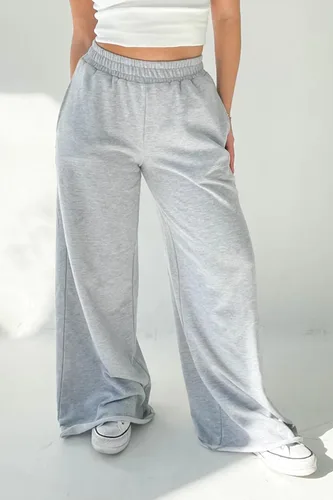 Vista 3 de Winioder Pantalones deportivos de pierna ancha para mujer, elásticos, de cintura alta, holgados, para adolescentes, niñas, pantalones deportivos