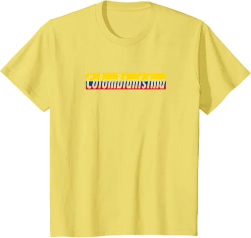 Vista 47 de Camisas Colombianisima Colombia para mujer Bandera de Colombia, Negro, S