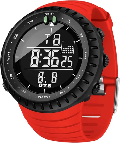 Vista 14 de PALADA Men's Digital Sports Watch Waterproof Tactical Watch with LED Backlight Watches for Men