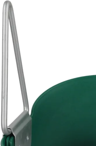 Vista 2 de Juego de cubeta completa para columpio (Verde) con respaldo, solo asiento, con Logo calcomanía de SSS.