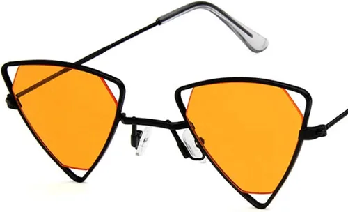 Vista 2 de Shiratori - Gafas de sol estilo retro clásico para hombres y mujeres, 100% protección UV, estilo triángulo