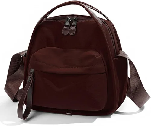 Vista 10 de Bolso cruzado de nailon para mujer, estilo casual, ligero, suave, con asa superior