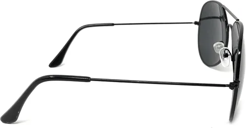 Vista 4 de WebDeals - Gafas de sol con marco de metal de aviador estilo clásico