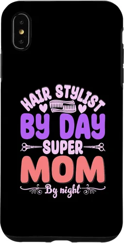 Vista 11 de Hair Stylists by Day Super Mom by Night Hair Stylist Case para iPhone 17