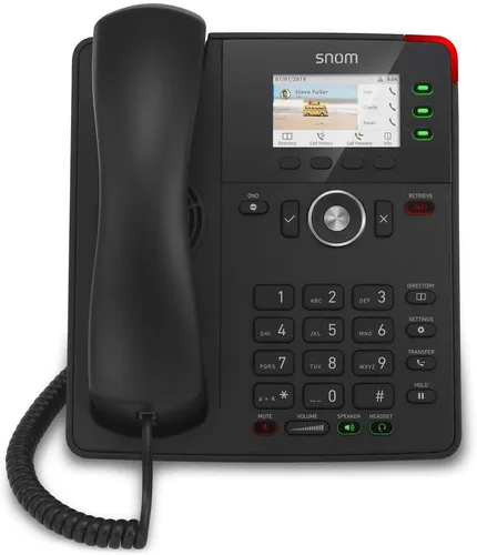 Vista 4 de Snom Tecnología D717 Snom D717 Sip Phone 3.2 Lcd 4 Sip