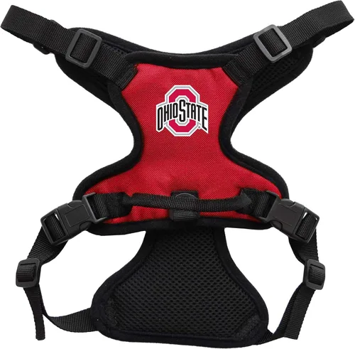 Vista 23 de Littlearth NCAA Ohio State Buckeyes Pet Front Clip Harness, Team Color, Large