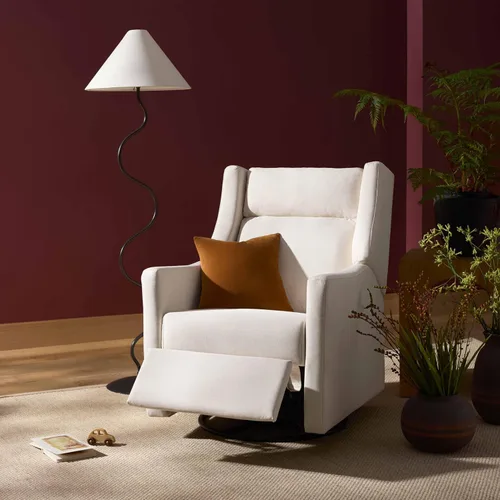 Vista 19 de Babyletto Kiwi Plus - Planeador reclinable eléctrico en lazo de peluche