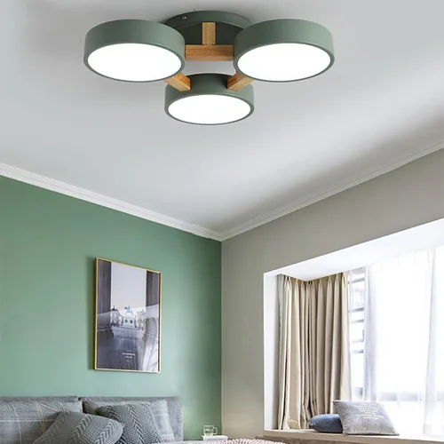 Vista 2 de Lámpara de techo LED, lámpara de techo 33WGreen 3 CCT para dormitorio, sala de estar, cocina