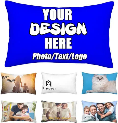 Vista 42 de Funda de almohada decorativa personalizada con foto de pareja, funda de cojín decorativo personalizada, fundas de almohada personalizadas