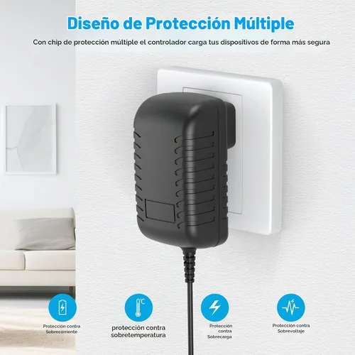 Vista 2 de Adaptador de corriente CC de 12 V CA compatible con Razor Power Core 90 E90 E95 95 cargador, ePunk, XLR8R, máquina eléctrica de gritos, juguetes