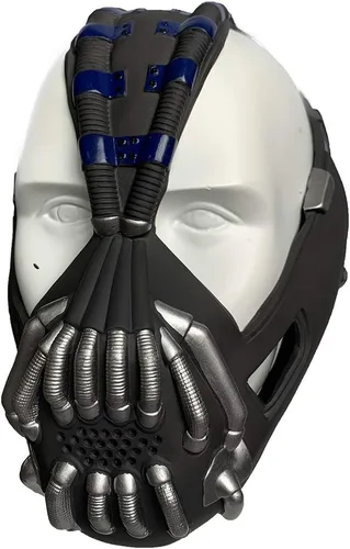 Vista 3 de Bane Mask The Dark Knight Rises - Accesorios para disfraz de cosplay, accesorios de PVC, color negro