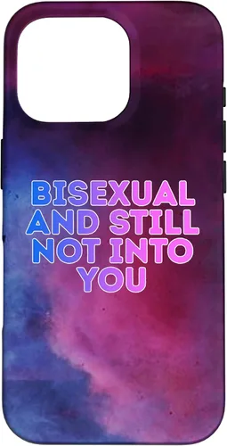 Vista 16 de Bisexual and Still Not Into You Bi Flag Pride Equality Humor Case for iPhone 17
