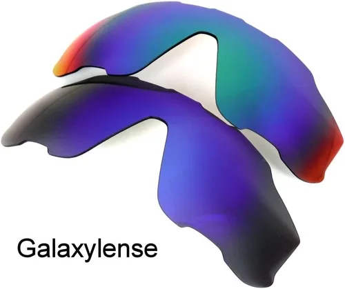 Vista 2 de Galaxy lentes de repuesto para Oakley Jawbreaker polarizadas AzulVerde 2 pares