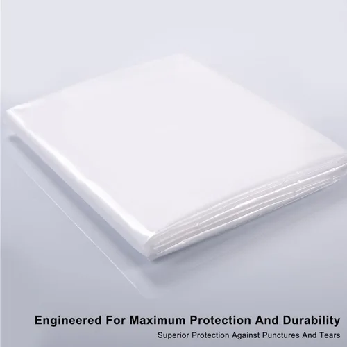 Vista 2 de K KINGPLAST - Bolsas de colchón para mudanza y almacenamiento, funda protectora de colchón (paquete de 2, 1.5 mil, individual/matrimonial)
