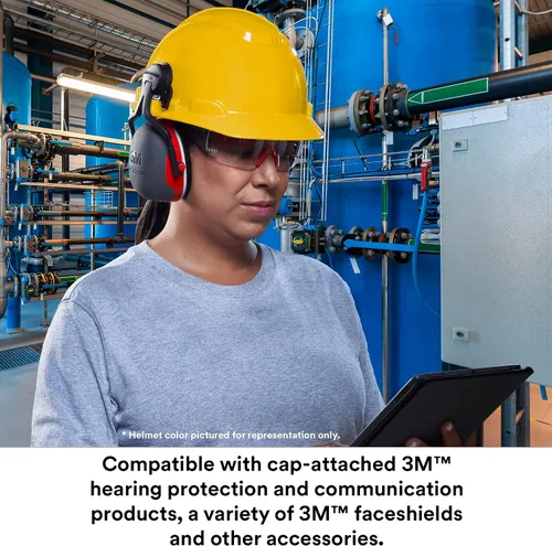 Vista 7 de 3M Hard Hat SecureFit H-700 Series - Casco de seguridad estilo gorra con sensor Uvicator, suspensión de trinquete de difusión de presión de 4 puntos