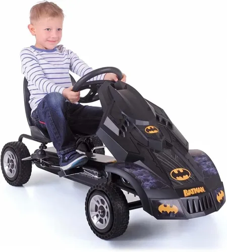 Vista 6 de Hauck de batimóvil con pedal de Go Kart Carrito de bicicleta para exteriores con neumáticos de goma para niños y niñas con asiento de cubo