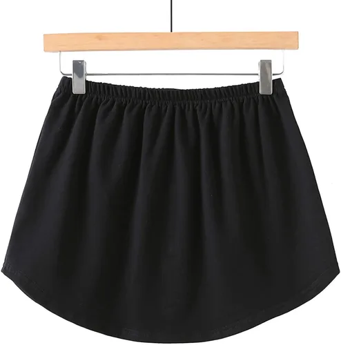 Vista 4 de Adjustable Layering Fake Top for Womens Lower Sweep T-Shirts Sweaters Extender Mini Skirt Slips Versatile Fake Hem