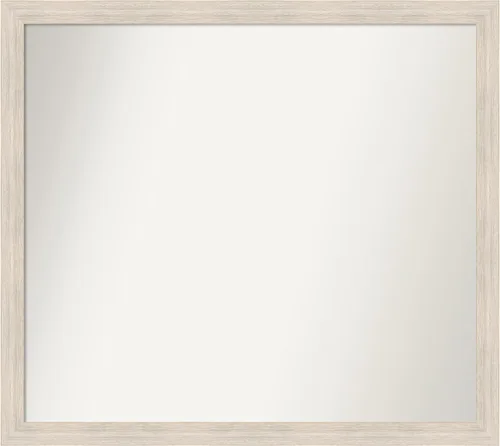 Vista 39 de Amanti Art Espejo personalizado, espejo de baño estrecho Alexandria White Wash, espejo de pared o espejo de tocador de baño sobre el fregadero