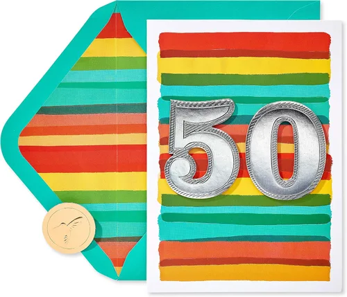 Vista 8 de Tarjeta de cumpleaños número 50 de Papyrus (50 se ve increíble en ti)