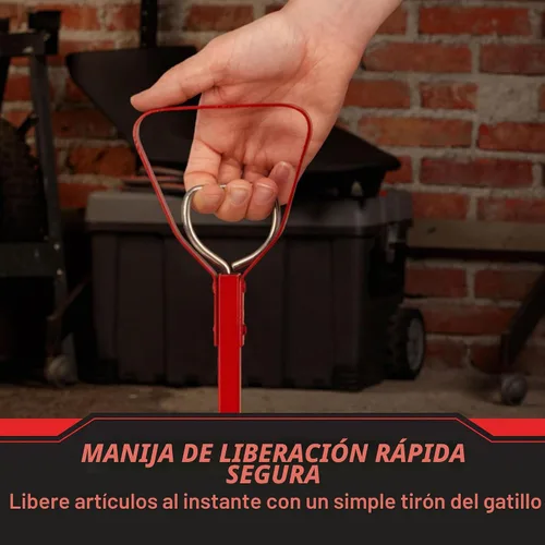 Vista 4 de Stalwart 75-9990 Herramienta de recogida magnética de tracción con mango de liberación rápida, 4.5 pulgadas