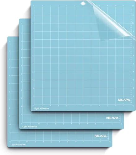 Vista 10 de LightGrip - Alfombrilla de corte para Silhouette Cameo 3/2/1 (12 x 24 pulgadas, 3 alfombrillas), accesorios de repuesto para Silhouette Cameo