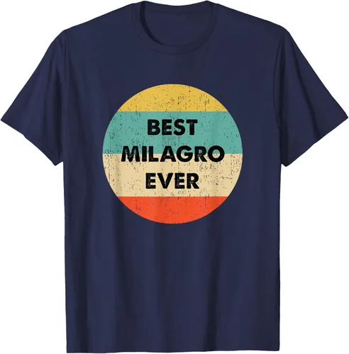 Vista 29 de Camiseta Milagro Name, Negro