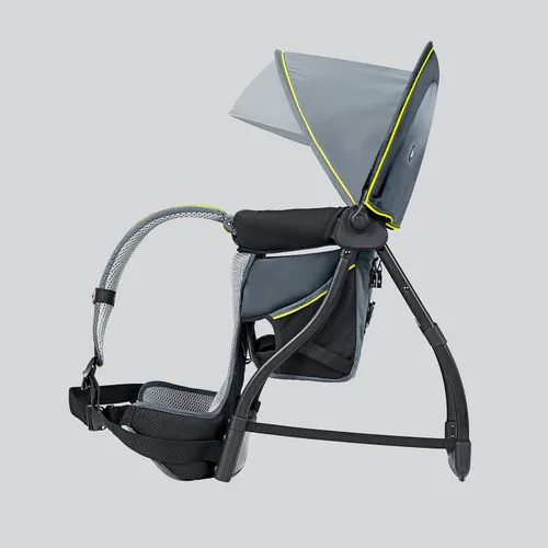 Vista 8 de Chicco SmartSupport Mochila portadora con marco de aluminio, mochila ligera para bebé, solar/gris