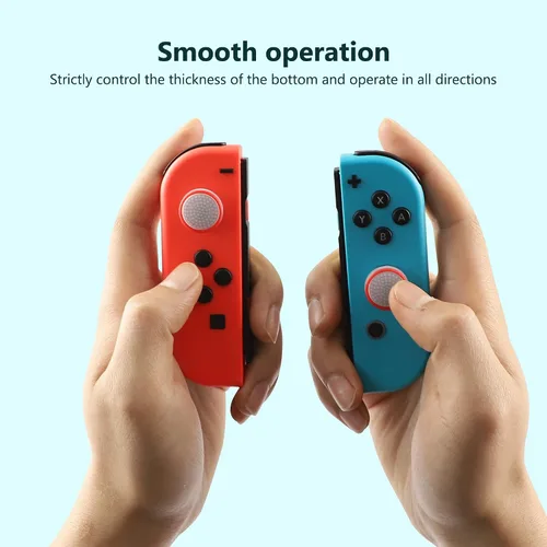 Vista 5 de 6 tapas de silicona para pulgar Switch Joycon, antideslizante, de silicona analógica, para Nintendo SwitchOLEDLite Joycon Controller