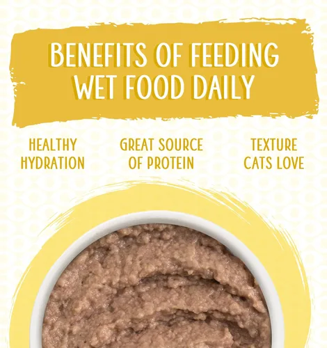 Vista 6 de Weruva Paté clásico para gatos, presiona tu cena con pollo, lata de 5.5 onzas (paquete de 8)
