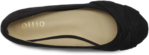 Vista 6 de Ollio - Zapatos planos estilo bailarina para mujer