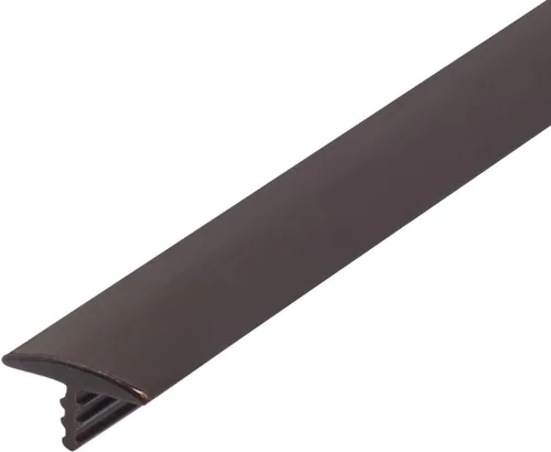 Vista 17 de Outwater T-molding plástico del 1/2 pulgada de la almendra flexible centro del centro de la púa que moldea la bobina de 25 pies