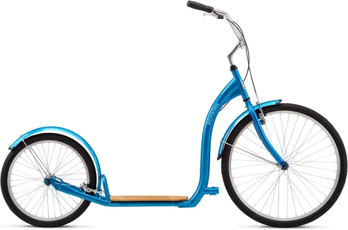 Vista 7 de Schwinn - Patinete Shuffle para adultos con rueda delantera de 26 pulgadas, rueda trasera de 20 pulgadas, frenos lineales de aleación y marco