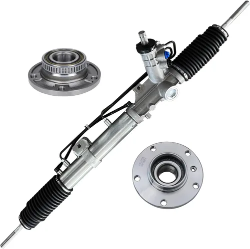 Vista 143 de Detroit Axle - Kit de suspensión delantera 4WD para Nissan Frontier Pathfinder Xterra, 2 cubos de rodamientos de ruedas, 2 brazos de control