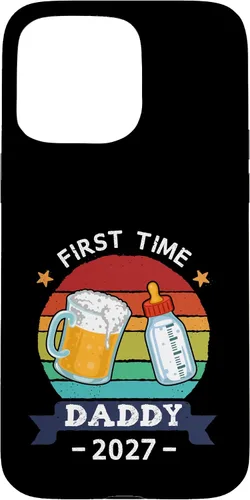 Vista 31 de First Time Daddy 2027 Funny Dad to Be Pregnancy Reveal Case for iPhone 17