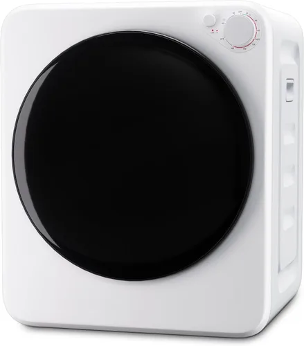 Vista 8 de Secadora de ropa portátil de 1.5 pies cúbicos, secadora de lavandería de carga frontal de secado rápido de 800W con 5 modos, mini secadora eléctrica