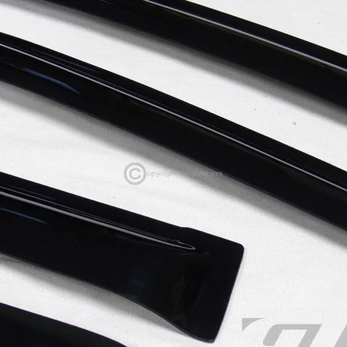 Vista 5 de R&L Racing Deflector de lluvia y viento humo V2 compatible con Honda Civic 2001-2005 4 puertas