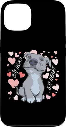 Vista 7 de iPhone 11 Pro Max Big Heart Pitbull Pibble Mom - Estuche de regalo