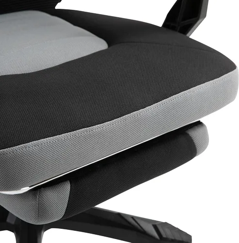 Vista 9 de Vinsetto Silla ergonómica de oficina en casa con respaldo alto de malla, reclinable, color gris