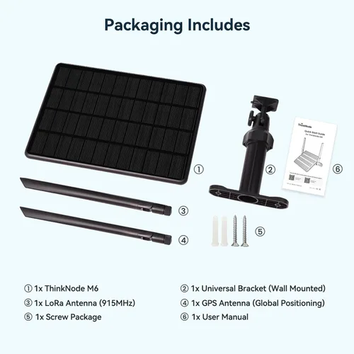 Vista 9 de ELECROW Energía solar al aire libre para Meshtastic con 6W panel solar