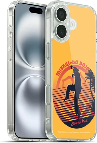 Vista 56 de Head Case Designs Funda de gel suave con licencia oficial de Cobra Kai Eagle Fang Logo Key Art compatible con Apple iPhone 7 Plus/iPhone 8 Plus